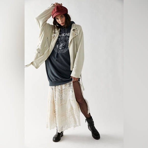 Free People Rebel Knit Oversized Moto Jacket - Picture 7 of 12